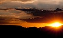 Airport sunset