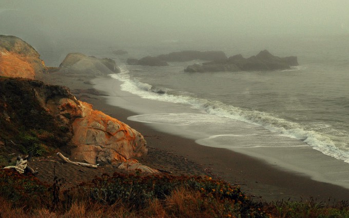 beach fog