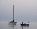 Morning Mist on Lake Chautauqua