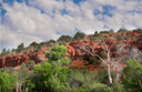 Red rock and sky