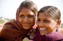 Two yound girls near Jaipur